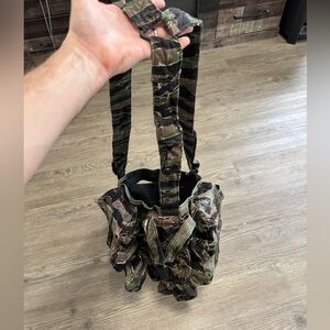 Vintage Renegade Action Sports Camouflage Paintball 6 Canister Body Harness